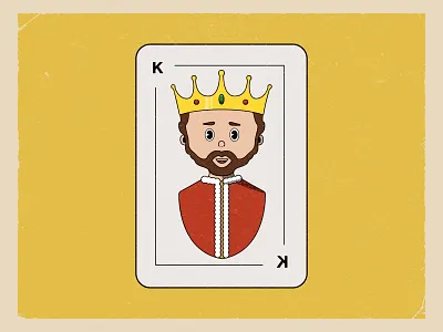 King Winnell Card! autumn card card design cards character crown game gold illustration jewels king old weekly warm up
