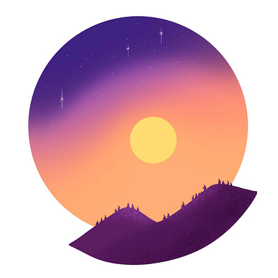 Horizons chill horizons icon icon set icons icons design icons pack illustration logo mountain mountains nature sun sunrise sunset unwind zen
