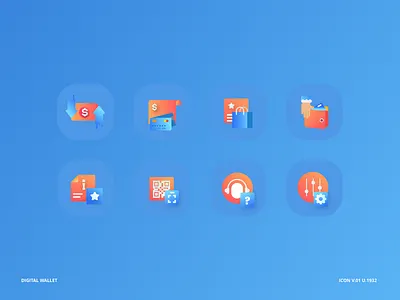 Iconpack app clean flat icon illustration indonesia payment ui uiux
