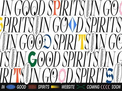 In Good Spirits—Vol 2 art brand branding color design graphic design identity illustration illustrator logo pattern poster primary serif shop type typogaphy typography vector