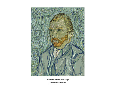 Loving Vincent digital drawing dribbbleshot illustration vangogh