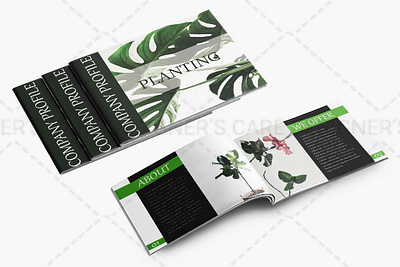 Brochure Design brochure design gardening gardening theme nature planting portfolio design tree plantation treeplanting