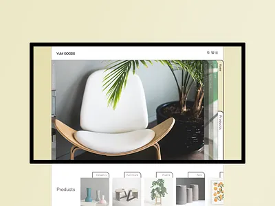Yum Goods | UI Web Design branding design logo web website