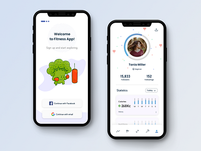 Fitness APP 💪 app app concept clean color colorful concept dashboard design design app fitness illustration inspiration iphone mobile page style task today ui ui design