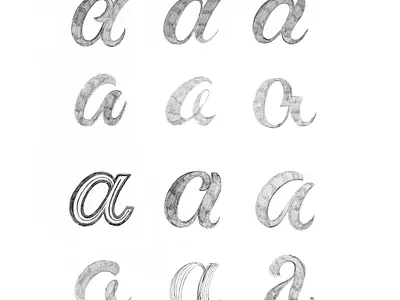 letters font fonts lettering script sketch