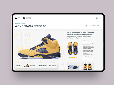 Nike Product Page 2019 design trend ecommerce figmadesign nike product product detail page ui uiux ux web design website