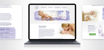 Weleda microsite child sketch web webdesign