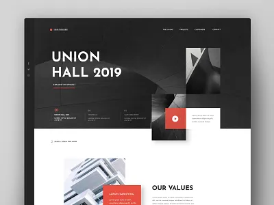 Architectural studio website architecture architecture website company website landing page web