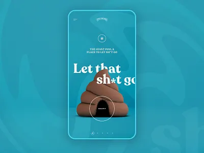 Poo Pourri — Let That Sh*t Go — Mobile 3d campaign design emoji interface let it go mobile poo poop shit ui web webdesign website
