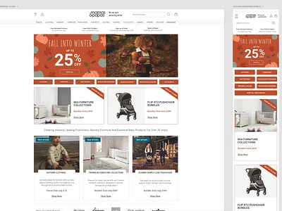 Fall into Winter Homepage design app design brand branding clean creative design ecommerce ecommerce design flat homepage logo minimal minimalist minimalist logo minimalistic responsive design responsive website ui ux white