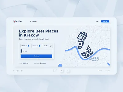 Skeuomorph White 3D Expo creative design digital excursion skeuomorphic ui ux white