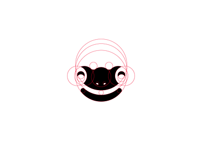 NEGATIVE SPACE FROG GRID animal logo branding design grid ideia logo minimal vector