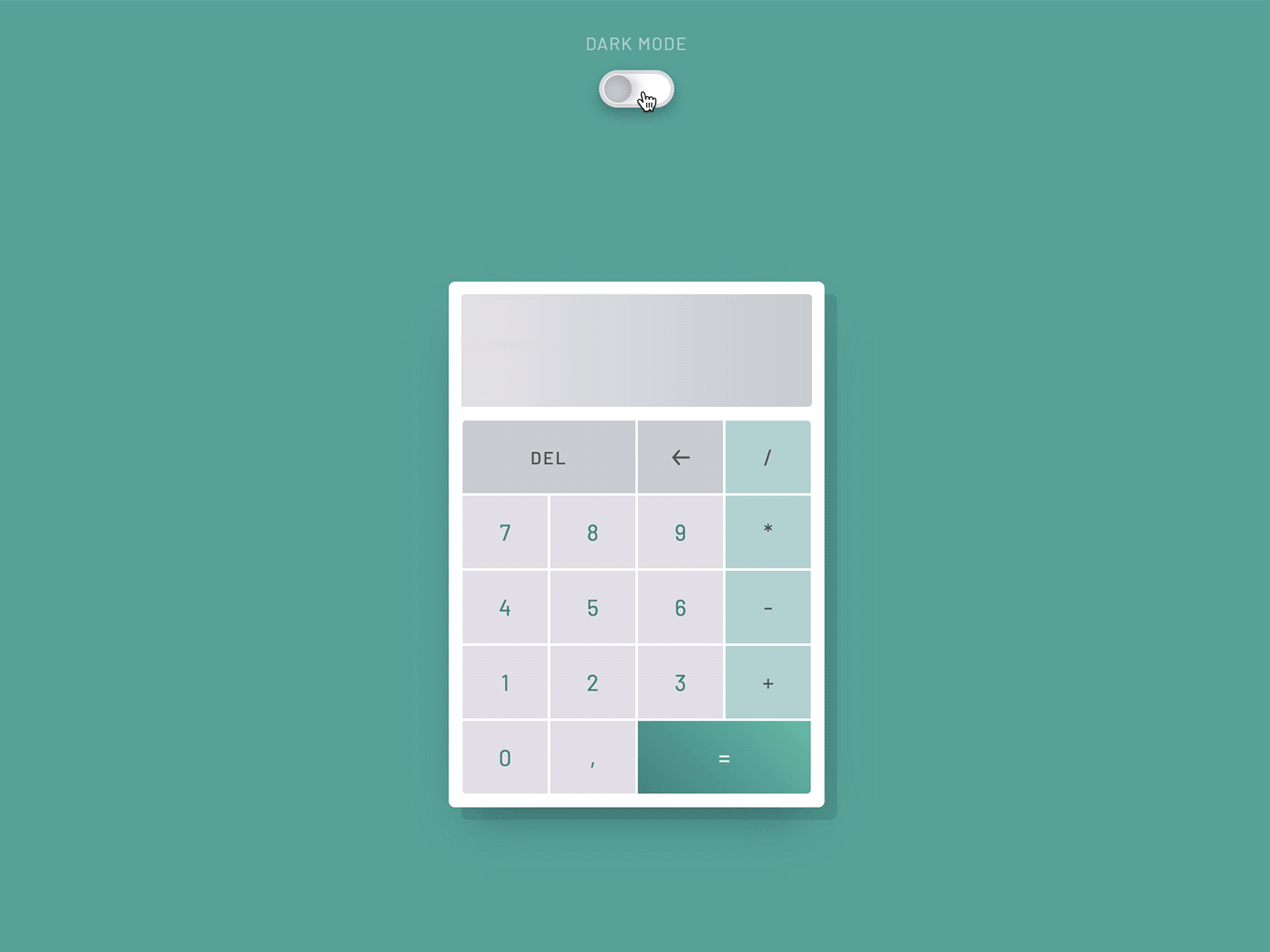 Daily UI 004 - Calculator calculator calculator ui css css animation css animations daily ui daily ui 004 daily ui challenge design html css ui ui challenge ui design ui interaction ui interface