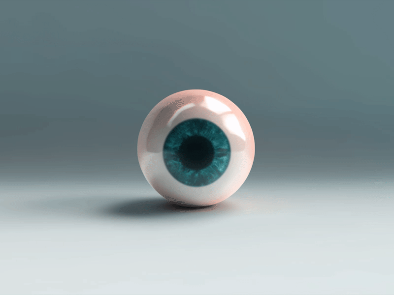 Eye melting aftereffects animation c4d design houdini illustration render