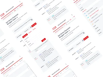 Developer Experience Portal - Mobile View api api docs apimatic code sample customizable developer docs experience marvel sdk ui ux