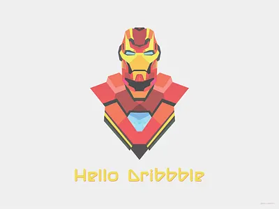 Hello Dribbble adobe illustrator adobe photoshop avengers avengers endgame comic art comic vector hello dribble illustrator iron man marvel mcu tonystark vectorart