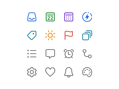 Todoist Foundations – New Icons app icon live productivity project real task management todo todoist web