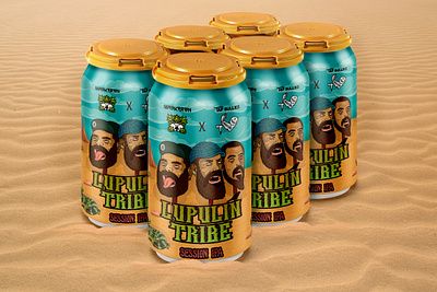 Maskeron x Tap Bullies can mockup beer beer art beer label branding can candesign desert illustration mockup productdesign sky vector