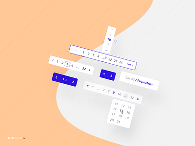 Pagination 085 daily ui dropdown kit mobile pagination product web