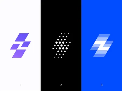 ZING logo versions ( for sale ) bolt light lighting dot brand branding carazan vadim branding dots fast speed square editing create apps builder mark lettering geometric flash z letter icon app
