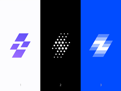 ZING logo versions ( for sale ) bolt light lighting dot brand branding carazan vadim branding dots fast speed square editing create apps builder mark lettering geometric flash z letter icon app