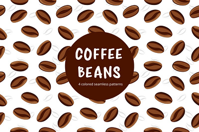 Coffee Beans Vector Free Seamless Pattern coffee free freebie graphics pattern typography vector