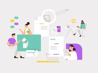 Writing laws character design corporate design flat graphic design illustration office vector working process workspace