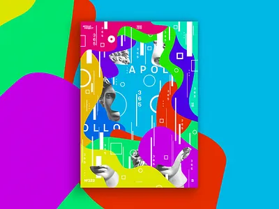 Digital Blue Poster #322