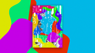 Digital Blue Poster #322