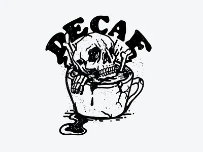 doodle art clasic doodle drawing funny hipster illustration skull tattoo tshirt design vector