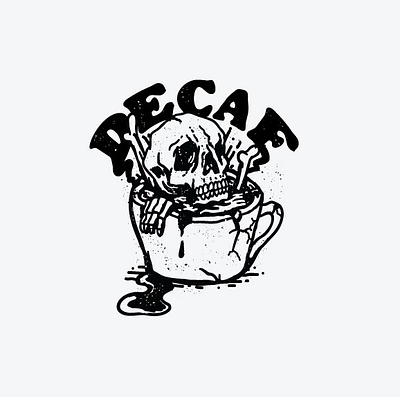 doodle art clasic doodle drawing funny hipster illustration skull tattoo tshirt design vector