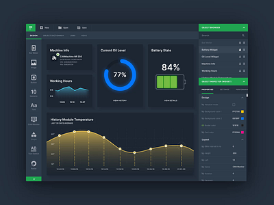 HMI dashboard ui ux app web design: interface automotive concept