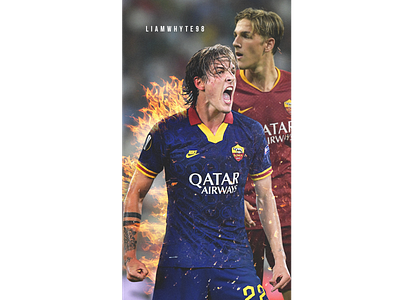 Nicolò Zaniolo - AS Roma's Wonderkid as roma as roma edit design fifa fifa 20 football football club football design football edit footballer illustration lionel messi photoshop poster roma roma edit serie a wallpaper