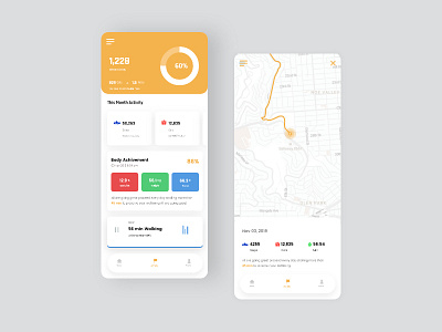 Step Calculator IOS App adobexd application application design ios app product ui ux