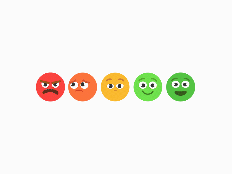 Emoji angry animation app design emojis fine flat happy icon illustration sad ui ux vector