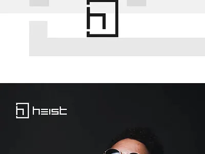 Heist Eyewear Logo Design available for hire brand identity branding concept design eyewear flat glasses goggles icon logo logo design minimal monogram spectacles startup symbol ui web website