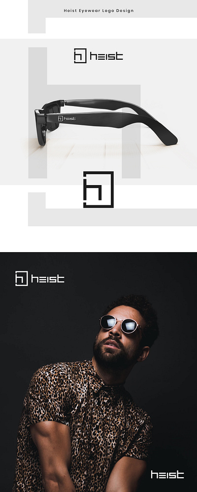 Heist Eyewear Logo Design available for hire brand identity branding concept design eyewear flat glasses goggles icon logo logo design minimal monogram spectacles startup symbol ui web website