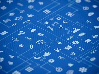 SCADA Pattern art branding design icon icon set iconography illustration iot paper pattern pattern design scada