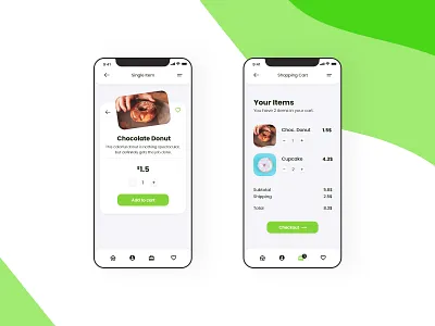 Shopping Cart UI Design animation app app design application daily design flat minimal mobile mobile app mobile design ui user interface ux xd