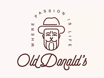 Minimaist Old Man Logo Design cannabis graphic designer graphic designing logo design logo designing logo designs minimalism minimalist simple logo