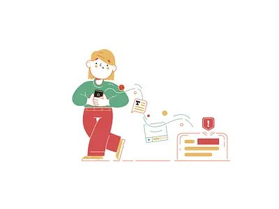 Content browser character content feedback play sad text video walk
