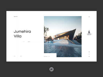 CREATO Architects design figmadesign interface interface design minimal ui visualdesign web webdesign website