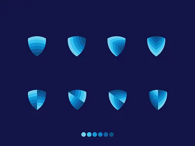 Colors Shield Icons branding clean icons colorful colors creative icon fresh icon icon icon design identity illustrations logo logomaker logomark mark sheild symbol type