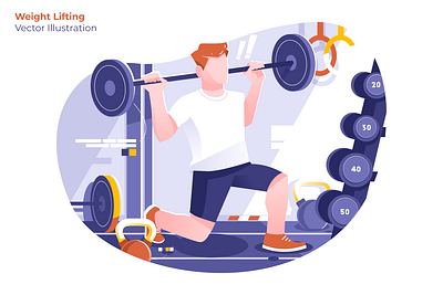Weight Lifting branding carbs design diet flat free money web weight loss weight watchers