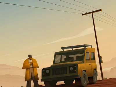 Smoke Break art artist character conceptart design digitalartist drawing illustration photoshop sketch