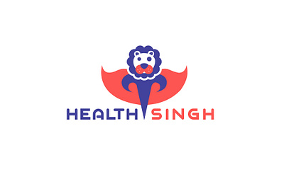 Health Singh Flat Vector Logo Design branding design flat flat character design flat design graphic design health icon illustrator logo mascot character mascot design mascot logo photoshop singh typography vector