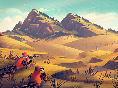 Field & Stream adventure brian edward miller illustration mountains nature ocs orlin culture shop outdoors retro vintage