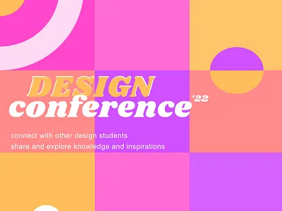 DesignConference conference design designcommunity flyer illustration students typography