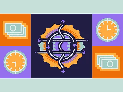 Budget Creep Illustration budget clock envy labs florida illustration money orlando time