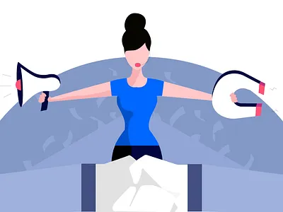 Marketing campaign deal illustration marketing marketing campaign retention sales